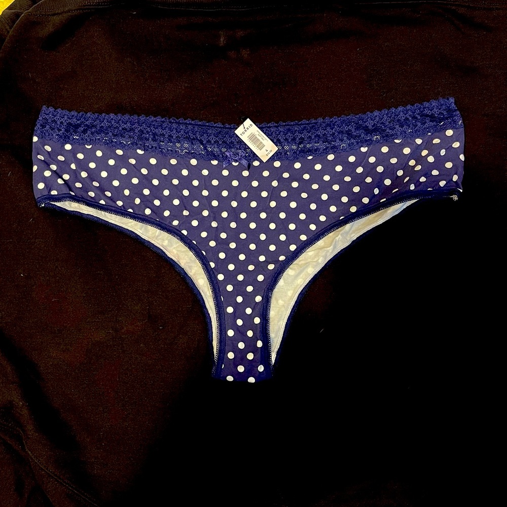 Torrid polka dot briefs